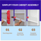 11Hole Aluminum Shelf Pin Jig Set With Storage Bag For Cabinet Furniture Drilling 3