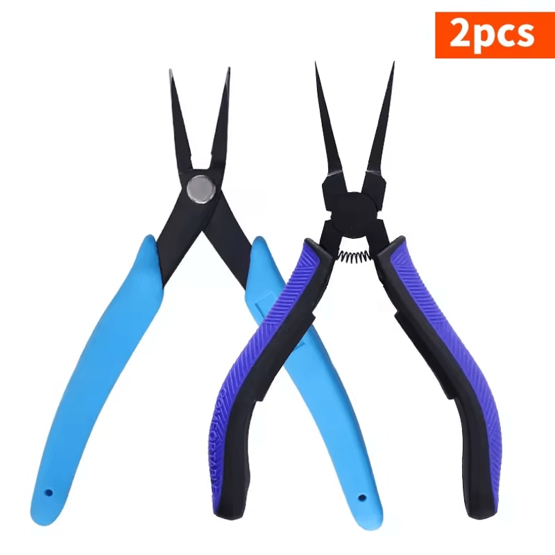3Piece Jewelry Making Pliers Set With Needle Nose Flat Nose Cutting Tools 3
