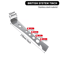 Stainless Steel MultiPurpose Pry Bar Scraper For Trim Removal Cleaning DIY Repairs 5