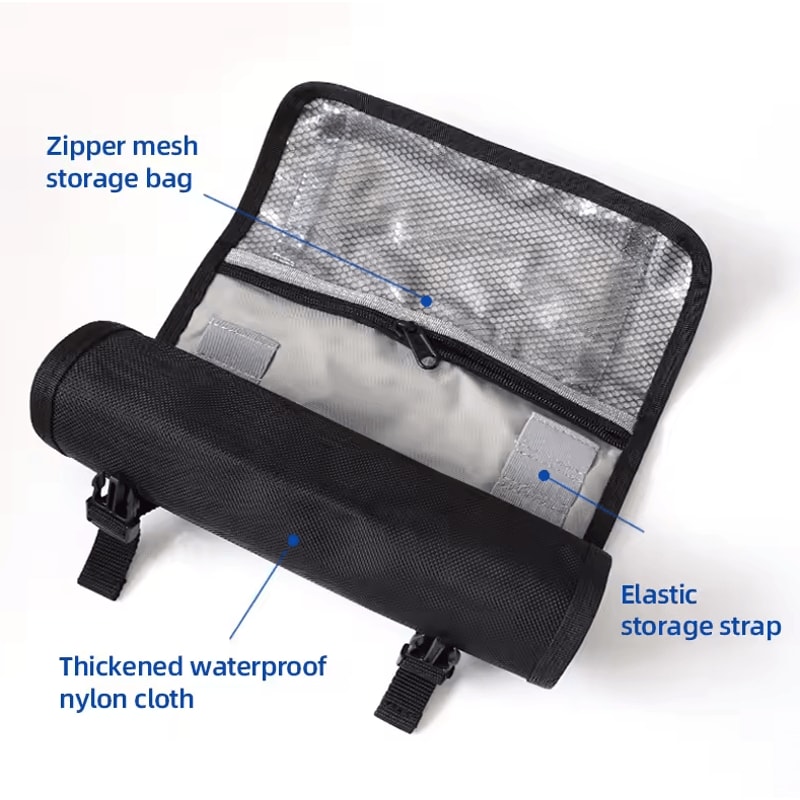 Portable Nylon Tool Roll Bag Organizer For Drill Bits Tools DIY Storage 2