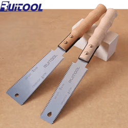 japanese ryoba pull saw 6-inch double-edge sk5 woodworking hand saw (14/17 tpi)