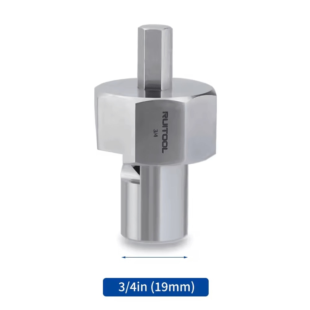 Workbench Dog Hole Chamfer Reamer Tool 20mm 34 Stainless Steel Drill Attachment 3