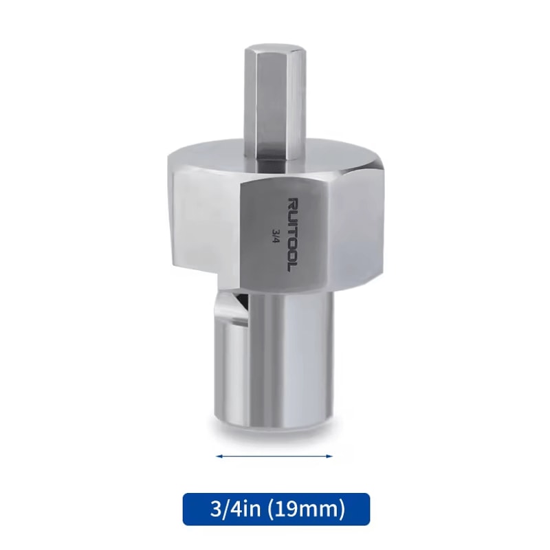Workbench Dog Hole Chamfer Reamer Tool 20mm 34 Stainless Steel Drill Attachment 3