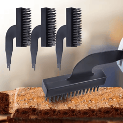 3pcs reciprocating saw wire brush attachment set for rust removal & deep cleaning