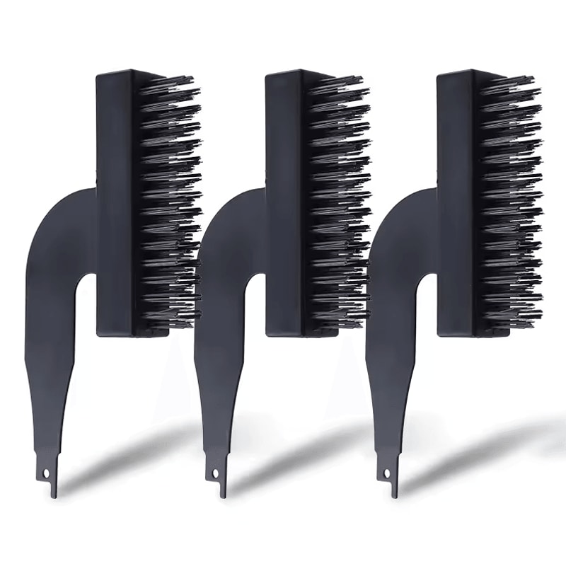 3PCS Reciprocating Saw Wire Brush Attachment Set For Rust Removal Deep Cleaning 4
