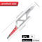 HeavyDuty 12Inch 6 TPI Reciprocating Saw Blade For Fast Wood Cutting Demolition 1