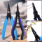 Precision UltraThin Flat Nose Pliers Set Smooth Jaw Needle Nose Tool For Fine Work 0
