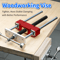 HeavyDuty Aluminum Workbench Front Vise Precision Inertia Clamp For Woodworking CNC 3