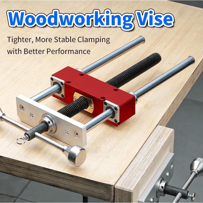 HeavyDuty Aluminum Workbench Front Vise Precision Inertia Clamp For Woodworking CNC 3
