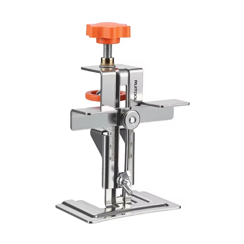 2in1 Stainless Steel Cabinet Door Installation Jig Adjustable Positioning Tool With Support Base 4