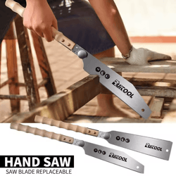 sk5 precision japanese pull saw – 3-edge teeth flush cut hand saw with replaceable blade