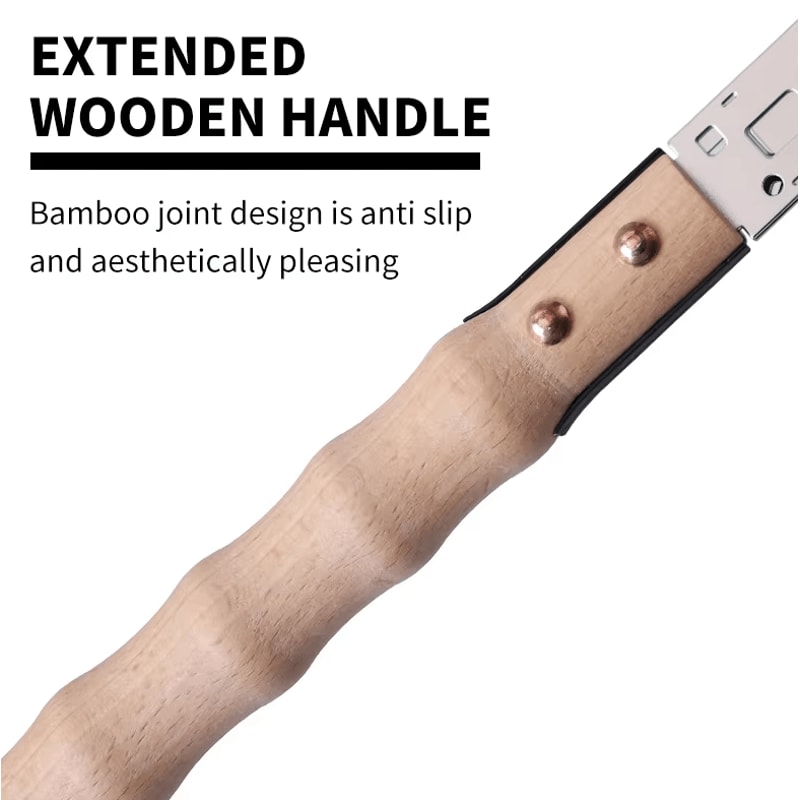 DualEdge TeflonCoated Japanese Pull Saw Precision Ryoba Hand Saw With Wooden Grip 4