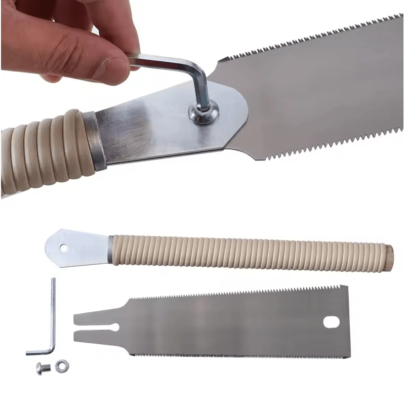 SK5 DualEdge Japanese Pull Saw Flexible Dovetail Flush Cut Woodworking Tool 3