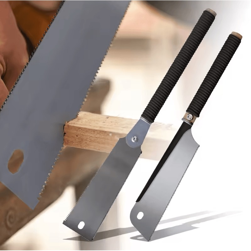 SK5 DualEdge Japanese Pull Saw 93 Flexible Blade Precision Woodworking Tool 0