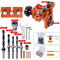 3in1 Precision Dowel Jig Kit Adjustable Aluminum Drill Guide For Perfect Wood Joints 6