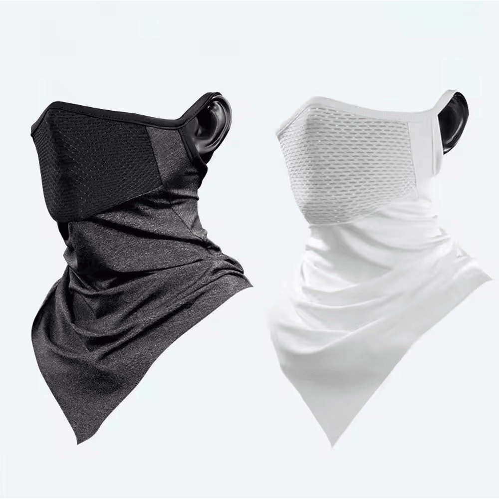 Ice Silk UV Protection Cycling Face Mask Breathable Full Coverage Bandana For Summer Outdoor Use 0