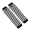 Striped Knit Fingerless Arm Warmers Elastic Long Sleeve Winter Gloves For Style Warmth 4