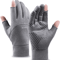 Winter AntiSlip Fishing Gloves Touchscreen TwoFinger Cut Warm Outdoor Gloves 0