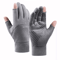 Winter AntiSlip Fishing Gloves Touchscreen TwoFinger Cut Warm Outdoor Gloves 4