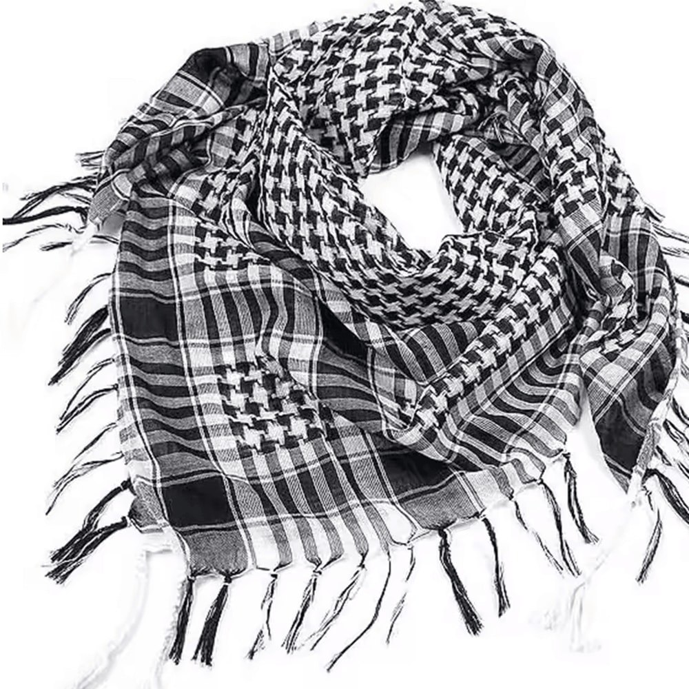 Lightweight Tactical Shemagh Scarf Breathable UV Protection Arab Head Neck Wrap 2