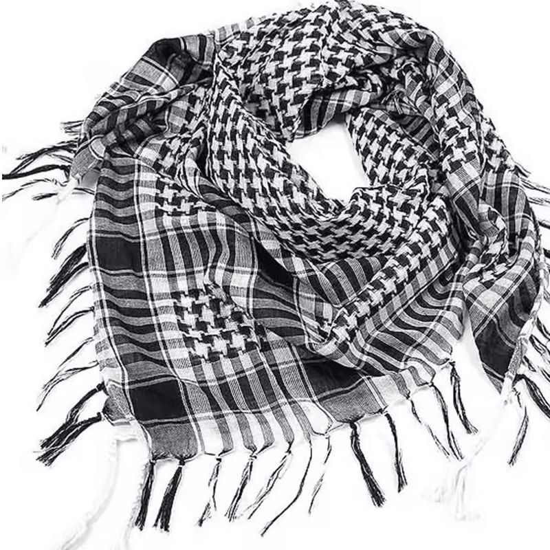 Lightweight Tactical Shemagh Scarf Breathable UV Protection Arab Head Neck Wrap 2