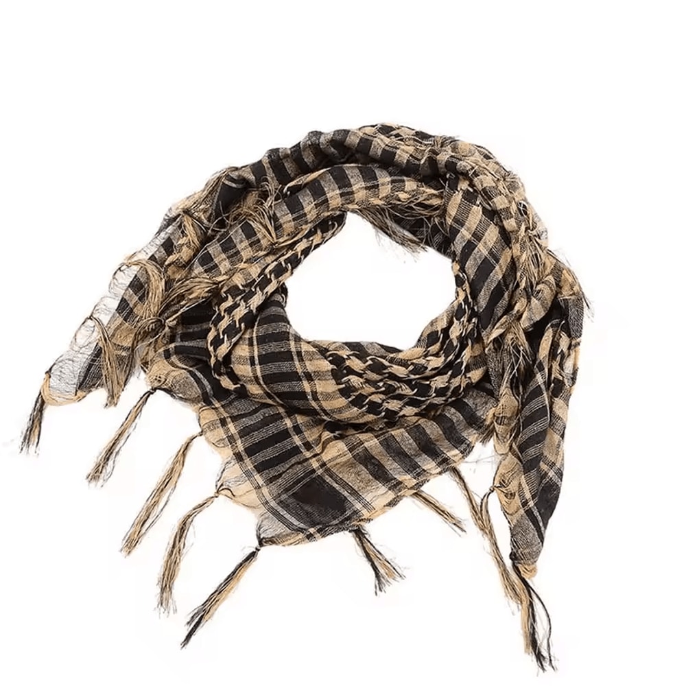 Lightweight Tactical Shemagh Scarf Breathable UV Protection Arab Head Neck Wrap 8
