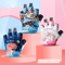 Kids AntiSlip Fingerless Cycling Gloves Breathable Protective Sports Gloves For Active Play 1