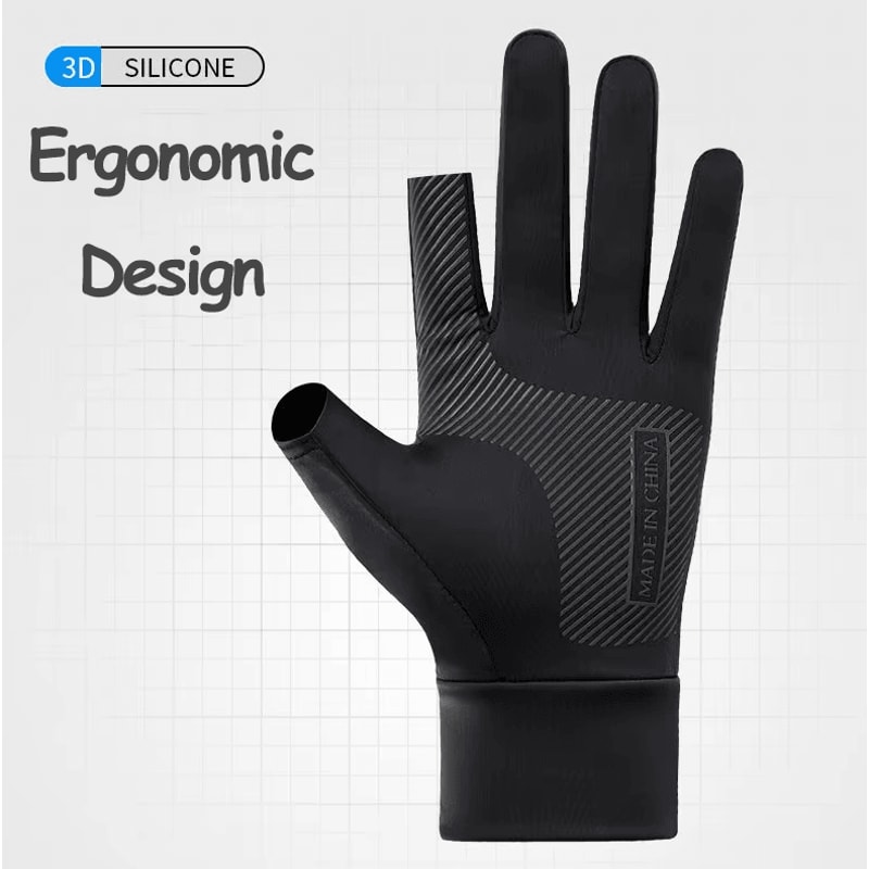 Ice Silk Breathable Touchscreen Sports Gloves AntiSlip Summer Cycling Fishing Gloves 0