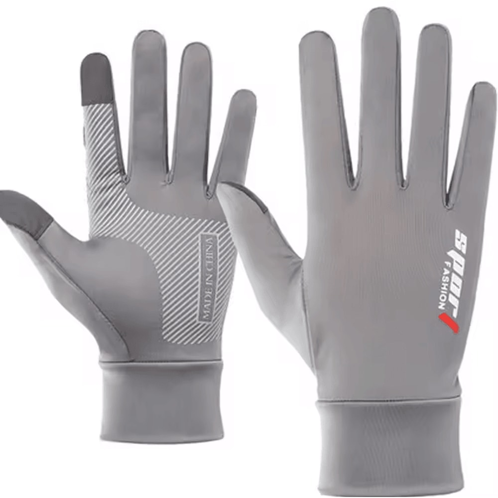 Ice Silk Breathable Touchscreen Sports Gloves AntiSlip Summer Cycling Fishing Gloves 1
