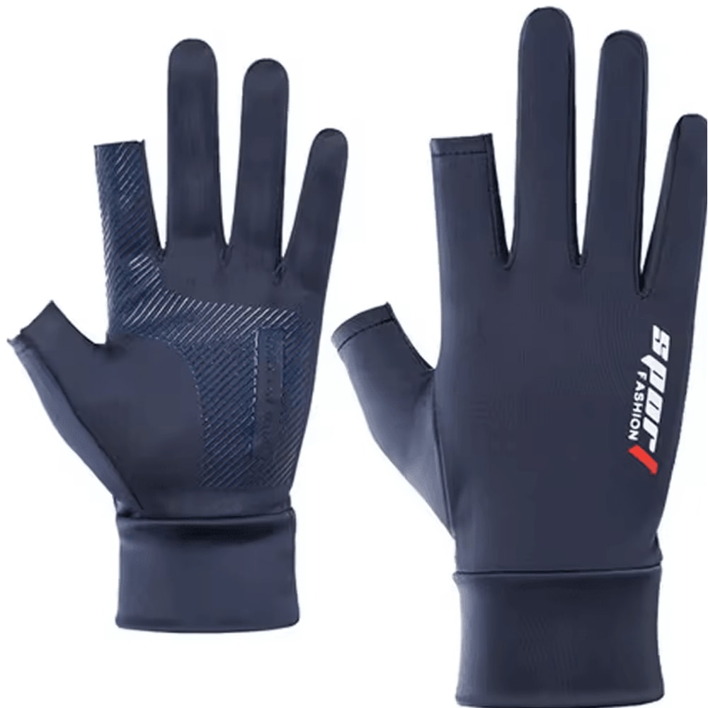 Ice Silk Breathable Touchscreen Sports Gloves AntiSlip Summer Cycling Fishing Gloves 2