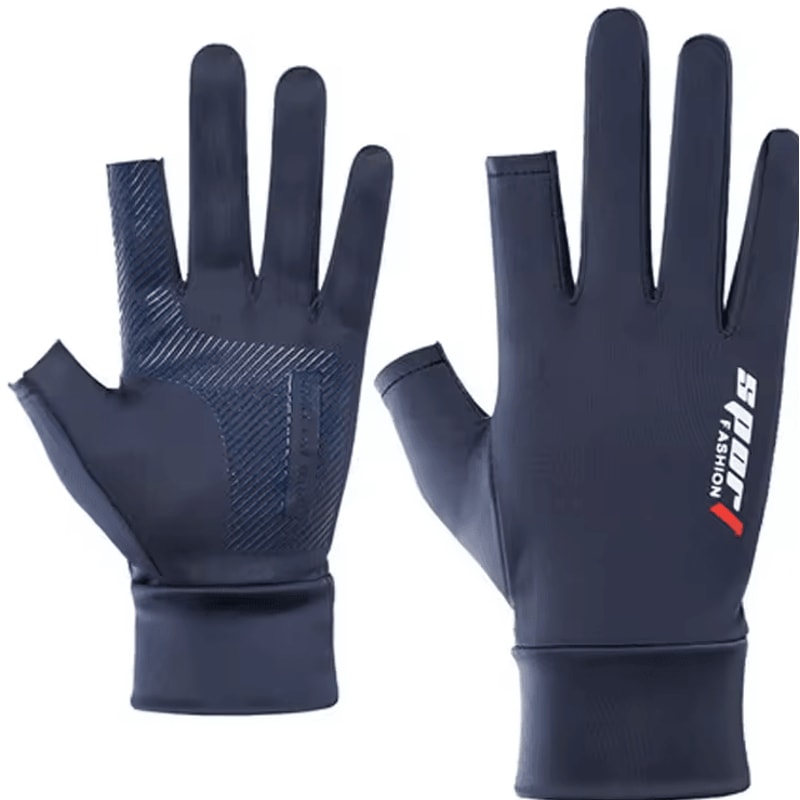 Ice Silk Breathable Touchscreen Sports Gloves AntiSlip Summer Cycling Fishing Gloves 2