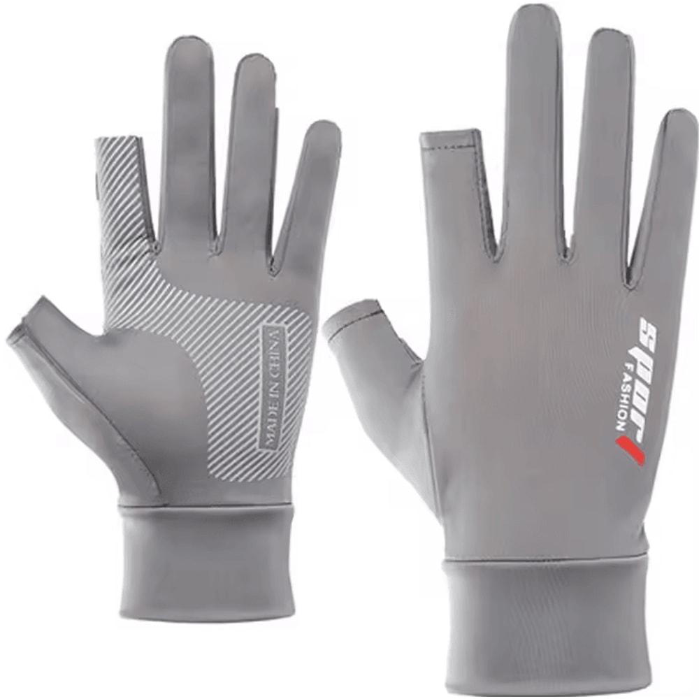 Ice Silk Breathable Touchscreen Sports Gloves AntiSlip Summer Cycling Fishing Gloves 6