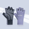 Breathable Ice Silk Fingerless Cycling Gloves AntiSlip Summer Fitness Fishing Gloves 5