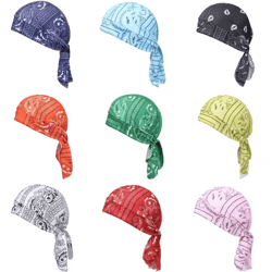 urbanflex paisley headscarf – multi-style cycling bandana & streetwear headwrap