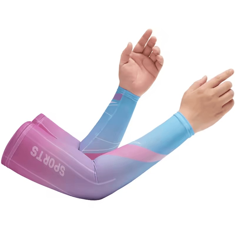 CoolShield UV Cycling Arm Sleeves Breathable Sun Protection Cooling Arm Covers 1