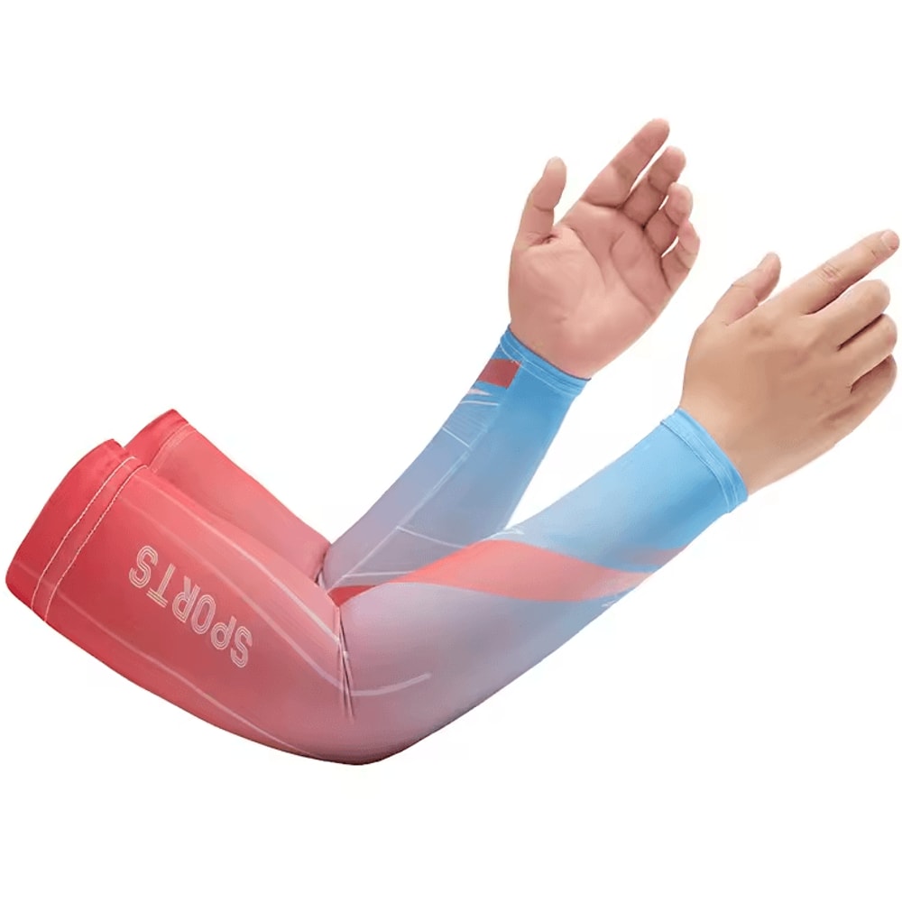 CoolShield UV Cycling Arm Sleeves Breathable Sun Protection Cooling Arm Covers 2