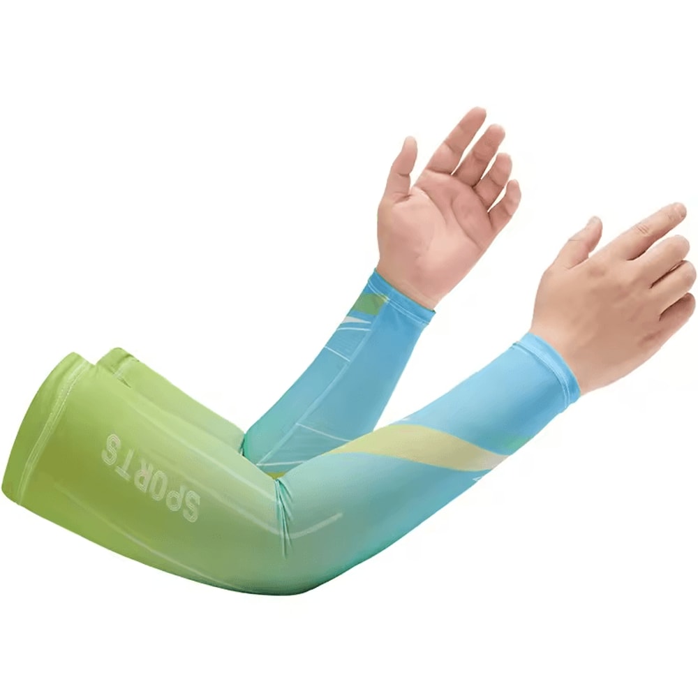 CoolShield UV Cycling Arm Sleeves Breathable Sun Protection Cooling Arm Covers 7
