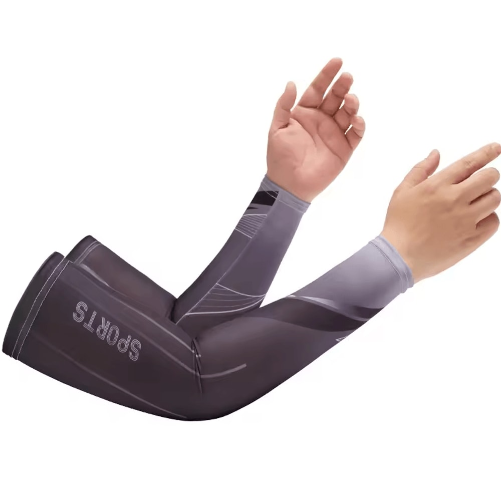 CoolShield UV Cycling Arm Sleeves Breathable Sun Protection Cooling Arm Covers 8