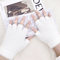 CozyTouch Fuzzy Fingerless Gloves Soft Winter Typing Gloves For Women 0