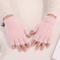 CozyTouch Fuzzy Fingerless Gloves Soft Winter Typing Gloves For Women 3