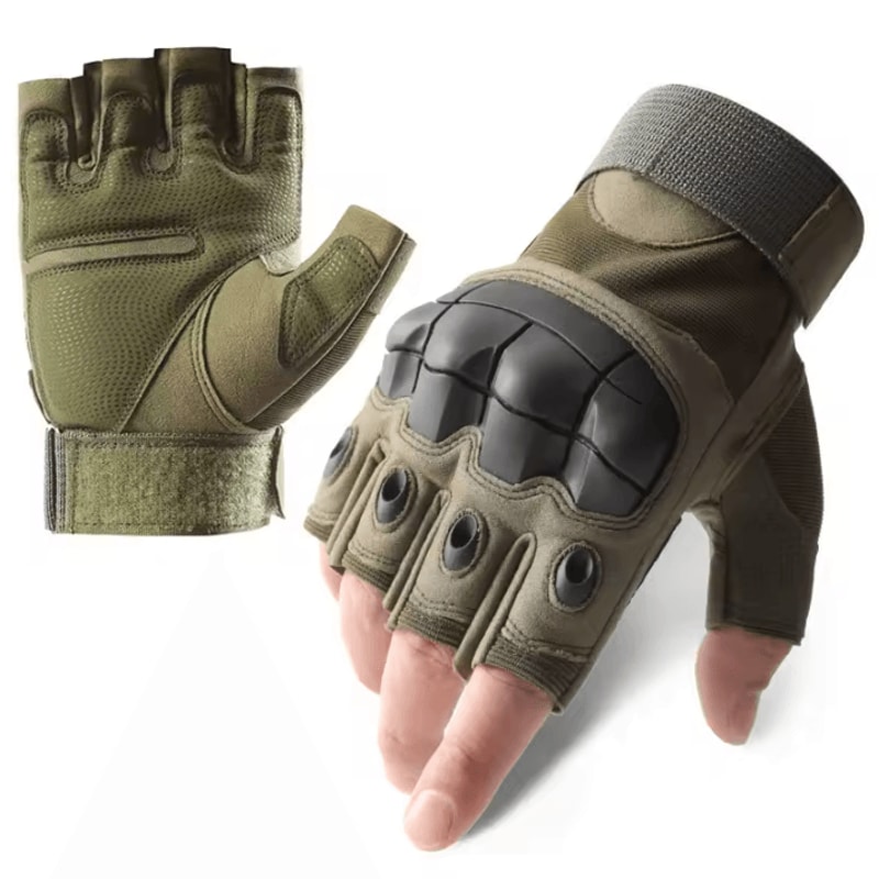 TactiGrip HalfFinger Cycling Gloves Breathable Tactical Riding Gloves With AntiSlip Control 1