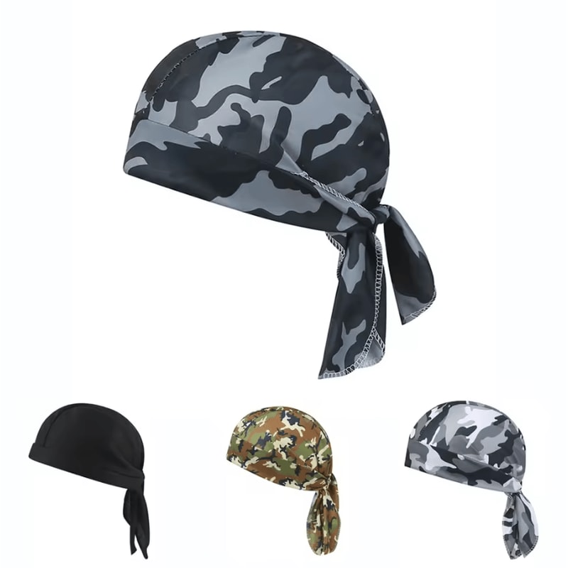 AeroCool Cycling Headscarf Breathable Summer Pirate Cap For Sun Protection 0