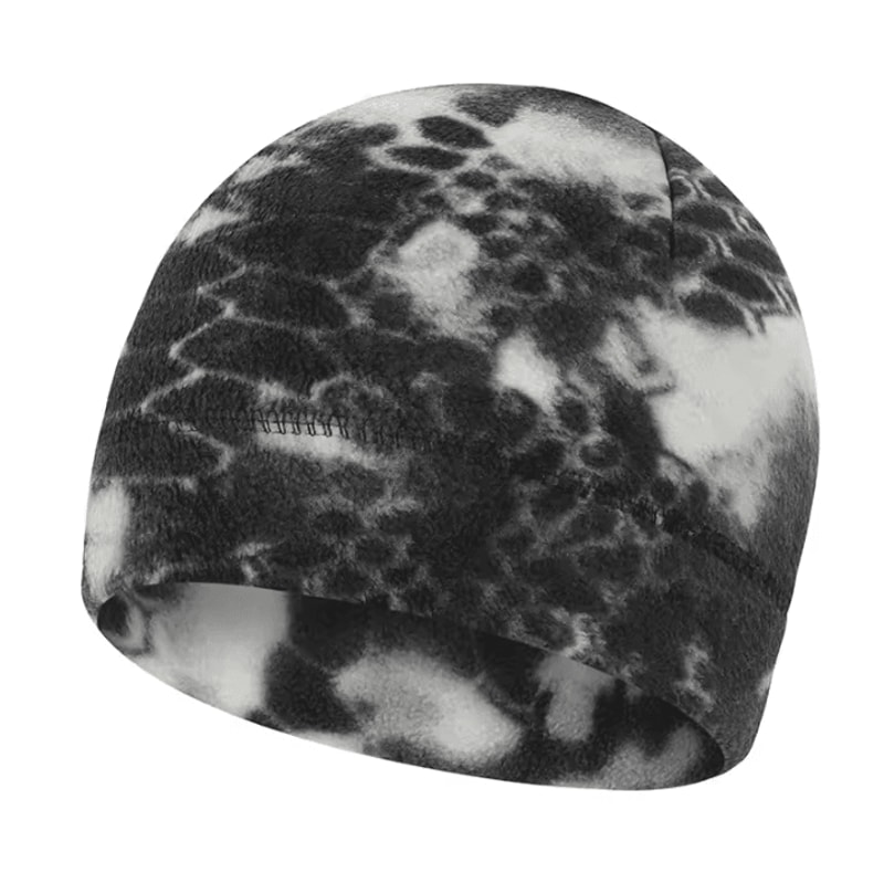 ThermaCamo Fleece Skull Cap Windproof Winter Cycling Beanie For Outdoor Performance 4