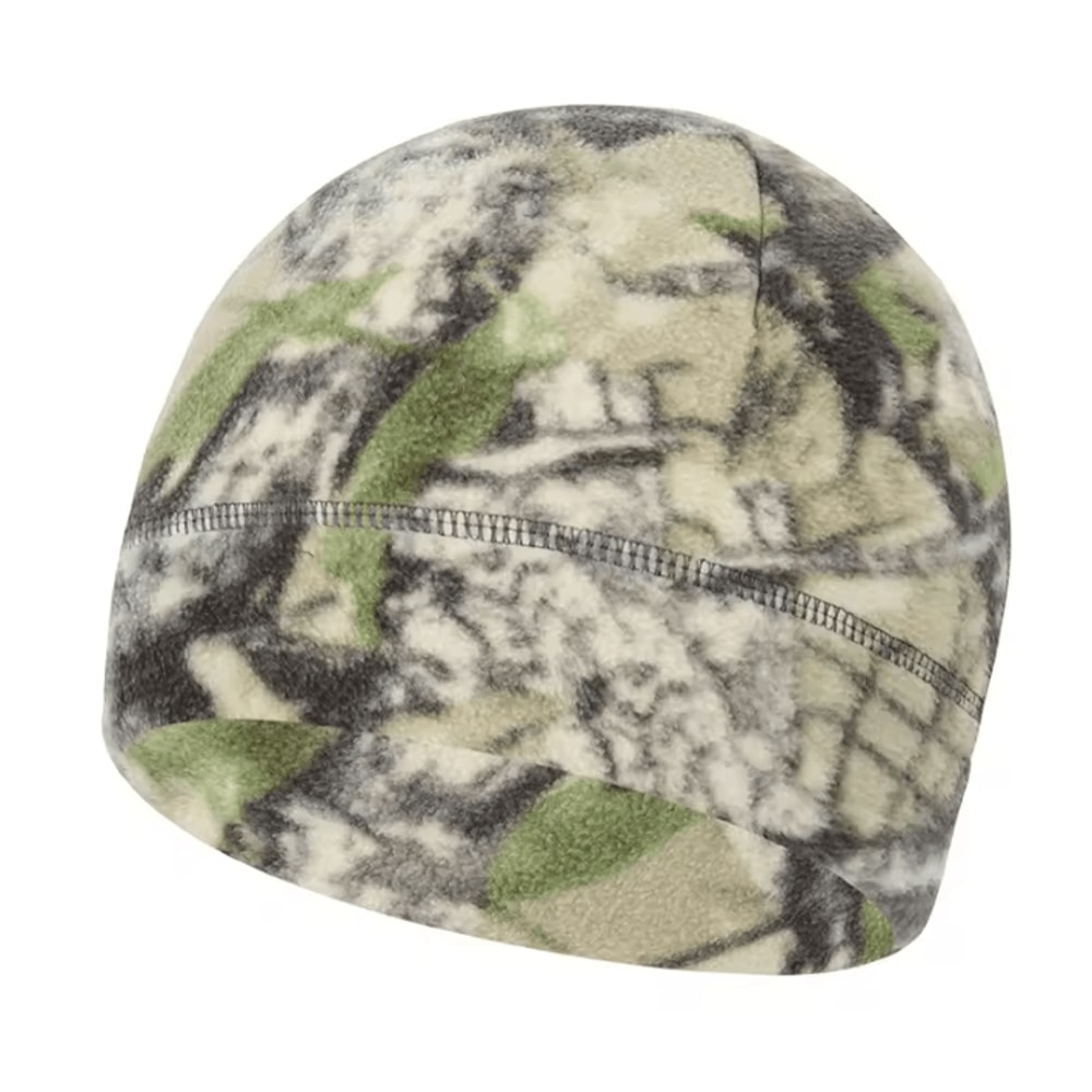 ThermaCamo Fleece Skull Cap Windproof Winter Cycling Beanie For Outdoor Performance 6