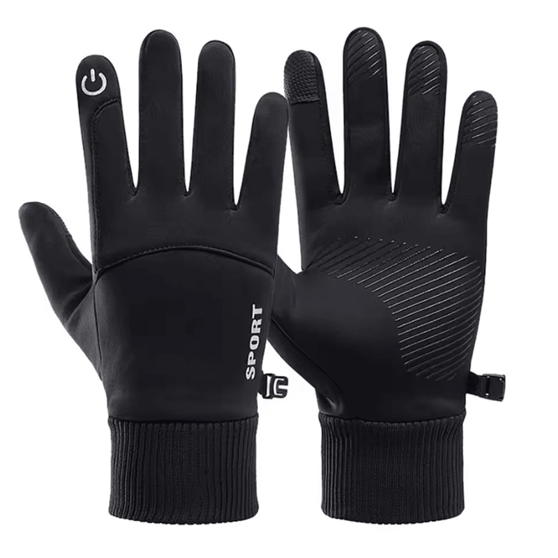 AquaTherm Pro Winter Gloves Waterproof Windproof Touchscreen Cycling Gloves 7