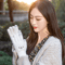 SnuggleBear Kawaii Touchscreen Gloves Cute Embroidered Knit Winter Gloves For Women 0