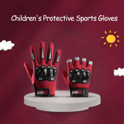 safeclimb kids tactical gloves – hard shell protective cycling & sports gloves for active kids