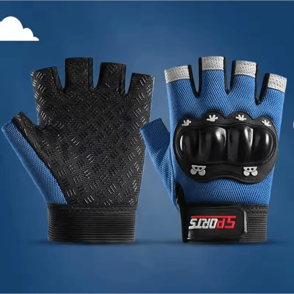 SafeClimb Kids Tactical Gloves Hard Shell Protective Cycling Sports Gloves For Active Kids 3