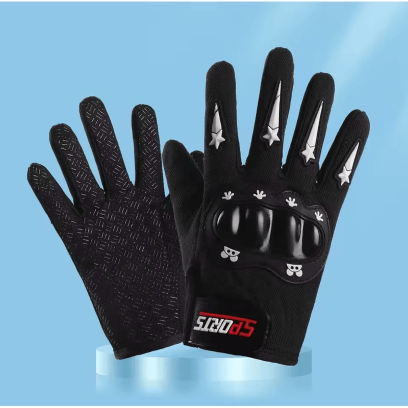SafeClimb Kids Tactical Gloves Hard Shell Protective Cycling Sports Gloves For Active Kids 4