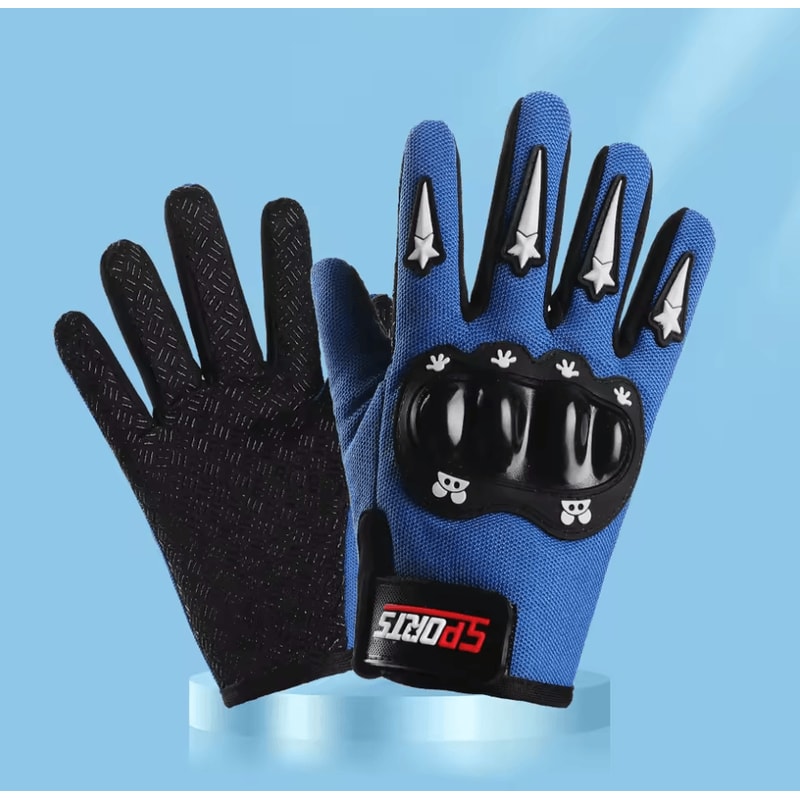 SafeClimb Kids Tactical Gloves Hard Shell Protective Cycling Sports Gloves For Active Kids 6